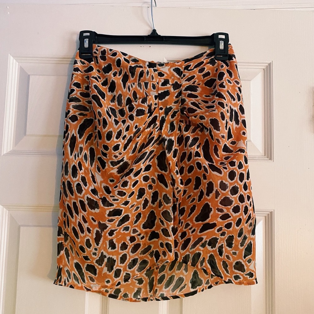 J.O.A. Pink Leopard Print Skirt Size XS